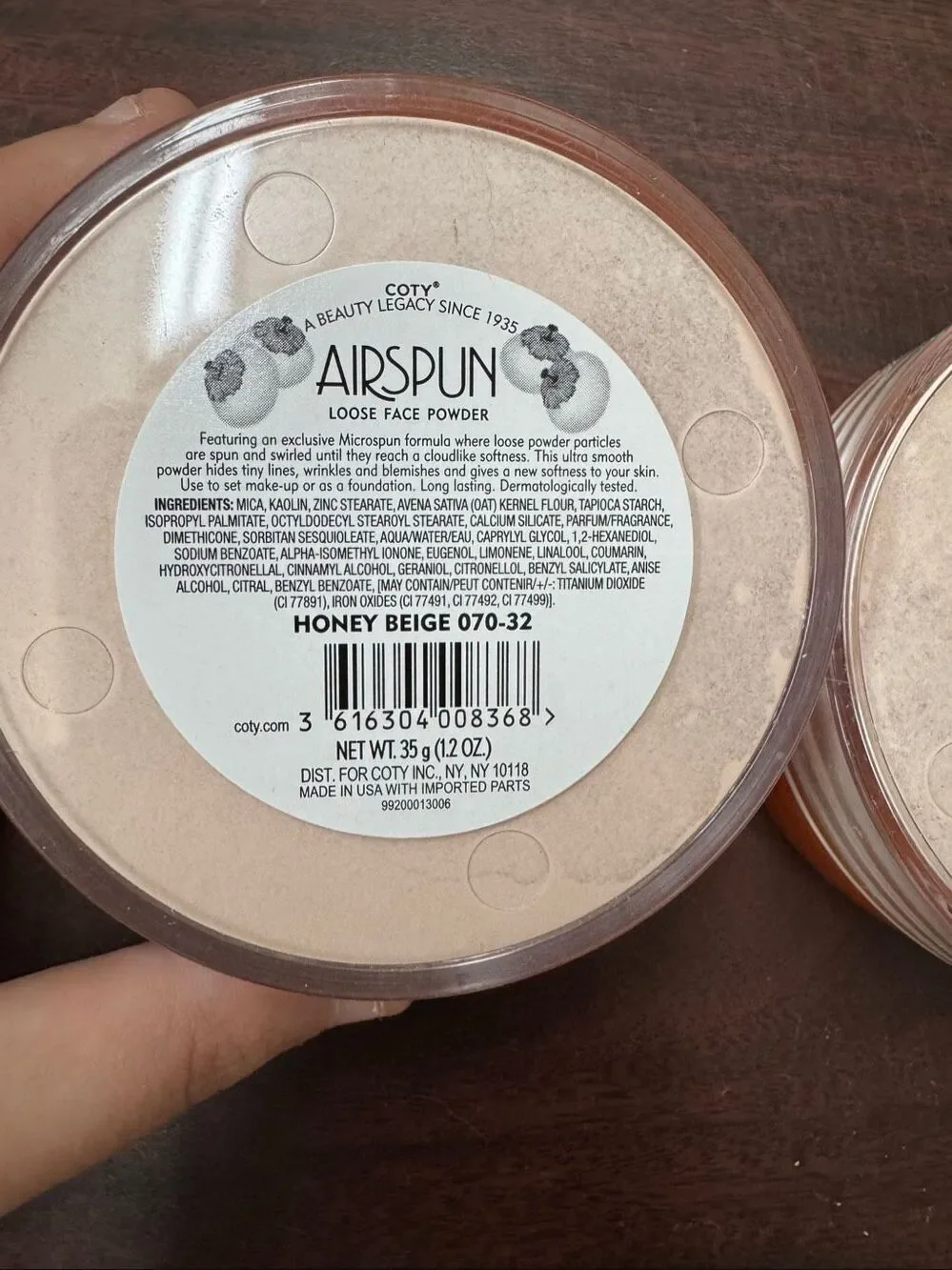 Airspun listing two